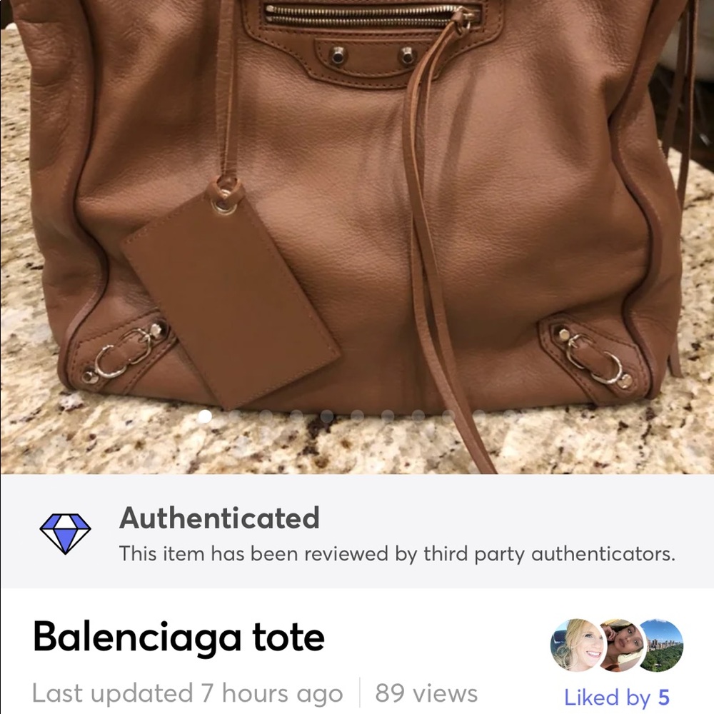 Authentic Blanciaga tote